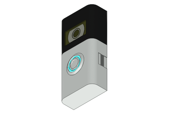 Revit - 3D - Outlets & Devices - Door Bell - Wall - Image 2