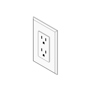 Revit - 3D - Outlets & Devices - Electrical Outlets - Wall