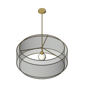 Revit - 3D - Light - Boho - Chandelier 1