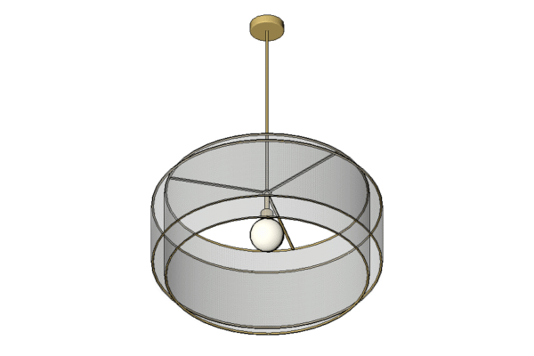 Revit - 3D - Light - Boho - Chandelier 1 - Image 2