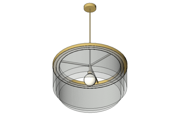 Revit - 3D - Light - Boho - Chandelier 2 - Image 2