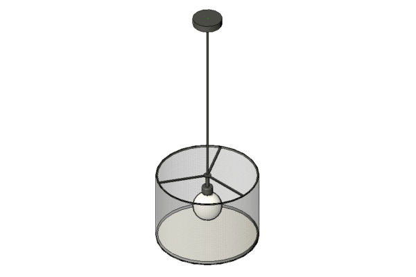Revit - 3D - Light - Boho - Pendant 1