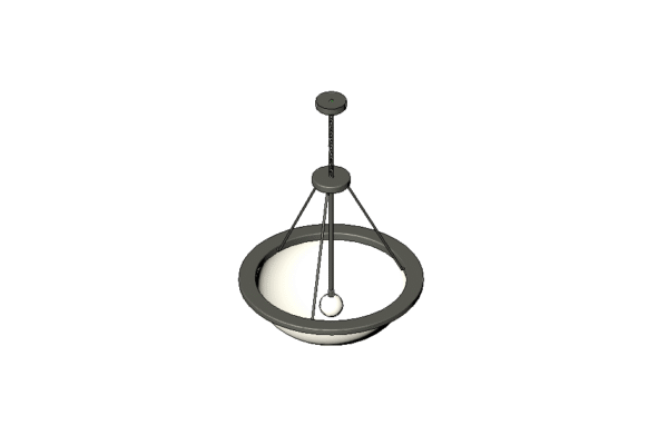Revit - 3D - Light - Classic - Chandelier - Image 2