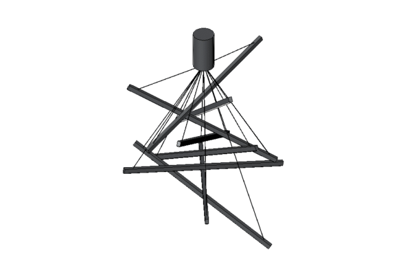 Revit - 3D - Light - Chaotic - Chandelier