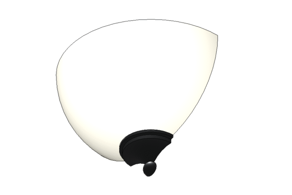 Revit - 3D - Light - Classic - Sconce Flush - Image 2