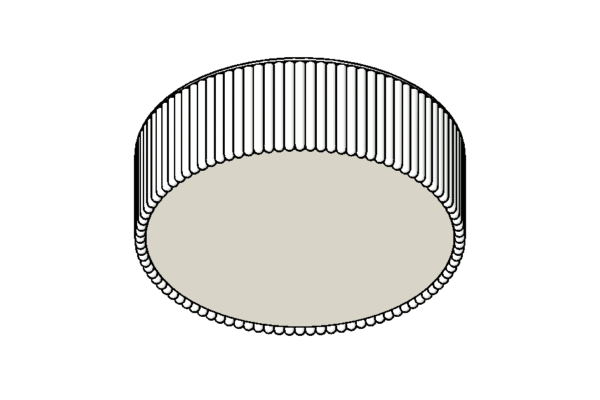 Revit - 3D - Light - Contemporary - Flush - Image 2