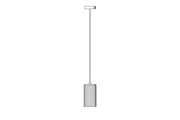 Revit - 3D - Light - Contemporary - Pendant 1 - Image 3