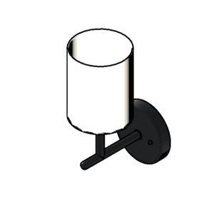 Revit - 3D - Light - Contemporary - Sconce Offset 2