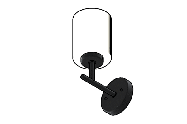 Revit - 3D - Light - Contemporary - Sconce Offset 2 - Image 2
