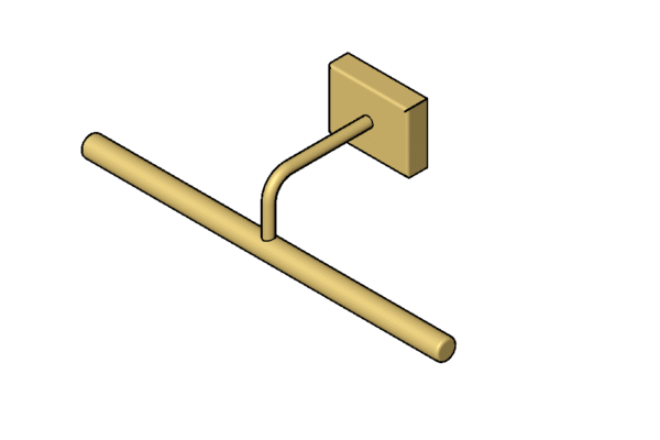 Revit - 3D - Light - Contemporary - Sconce Picture