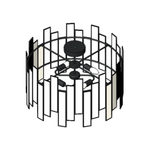 Revit - 3D - Light - Elegant - Flush