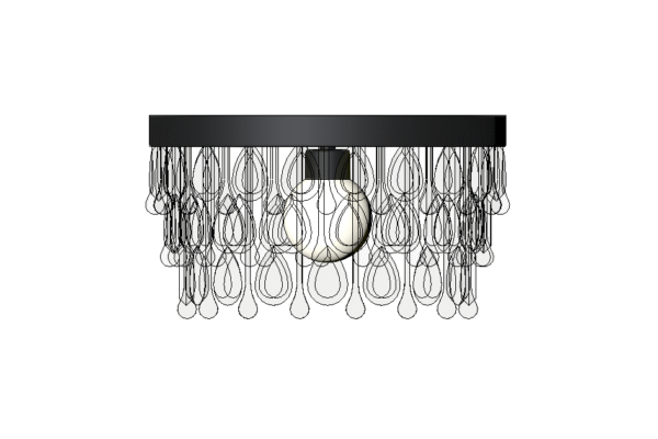 Revit - 3D - Light - Fancy - Flush 1 - Image 2