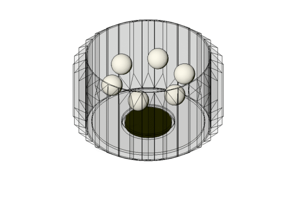 Revit - 3D - Light - Fancy - Flush 2