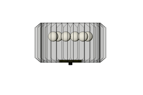 Revit - 3D - Light - Fancy - Flush 2 - Image 2