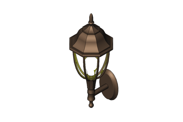 Revit - 3D - Light - Fancy - Sconce Flush