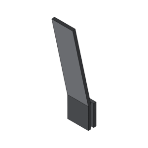 Revit - 3D - Light - Flat - Sconce Flush