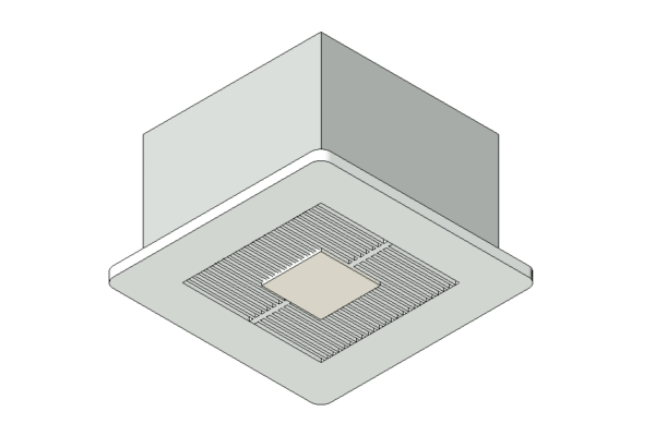 Revit - 3D - Light - Generic - Bathroom Exhaust Fan