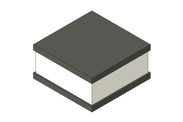Revit - 3D - Light - Generic - Flush Square