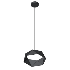 Revit - 3D - Light - Geometric - Pendant 2