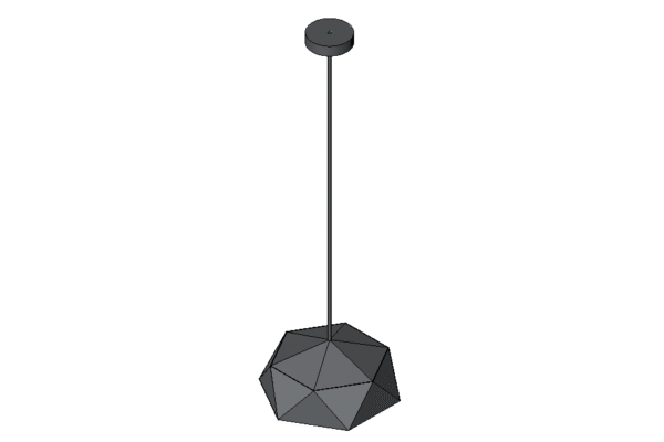 Revit - 3D - Light - Geometric - Pendant 2 - Image 2