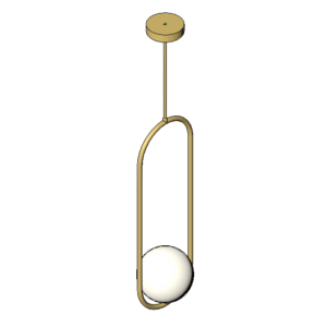 Revit - 3D - Light - Globe - Pendant 2