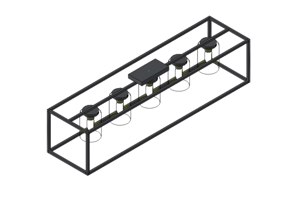 Revit - 3D - Light - Lantern - Box