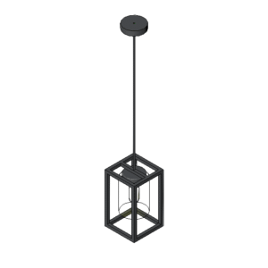 Revit - 3D - Light - Lantern - Pendant