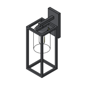 Revit - 3D - Light - Lantern - Sconce Offset
