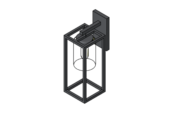 Revit - 3D - Light - Lantern - Sconce Offset