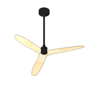 Revit - 3D - Light - Modern - Ceiling Fan