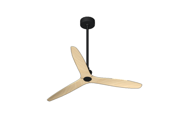 Revit - 3D - Light - Modern - Ceiling Fan - Image 2