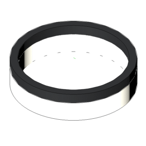 Revit - 3D - Light - Modern - Flush Round