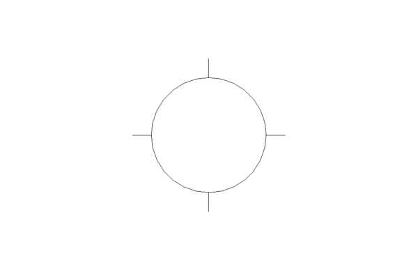 Revit - 3D - Light - Modern - Flush Round - Image 3