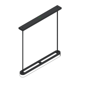 Revit - 3D - Light - Modern - Linear Chandlier 1