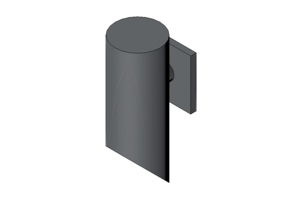 Revit - 3D - Light - Modern - Sconce Offset