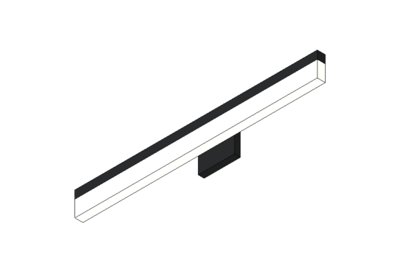 Revit - 3D - Light - Modern - Sconce Vanity 1 - Image 2