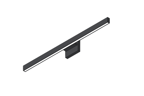 Revit - 3D - Light - Simple - Sconce Vanity 2 - Image 2