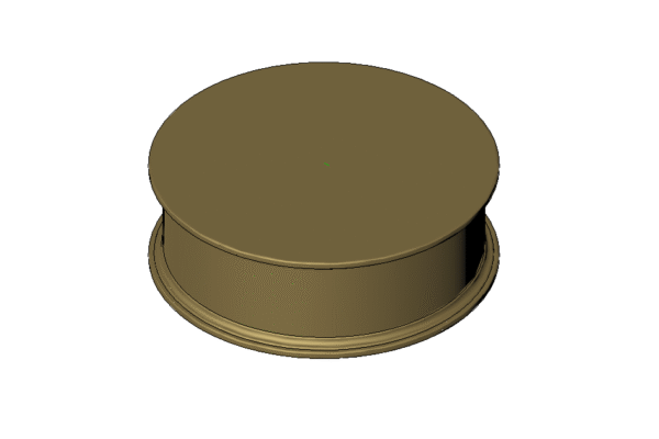 Revit - 3D - Light - Traditional - Flush - Image 2