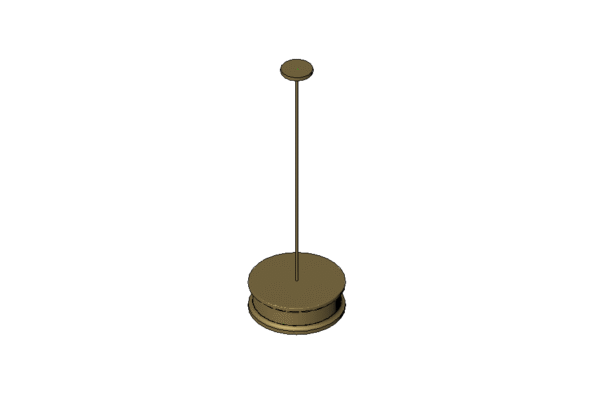 Revit - 3D - Light - Traditional - Pendant 1 - Image 2