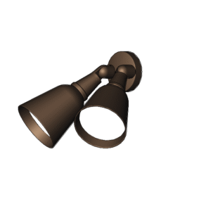 Revit - 3D - Light - Traditional - Sconce Flood