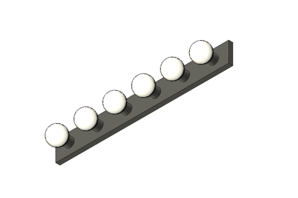 Revit - 3D - Light - Traditional - Sconce Vanity - Image 2