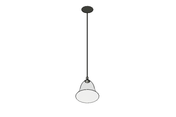 Revit - 3D - Light - Tulip - Pendant - Image 2