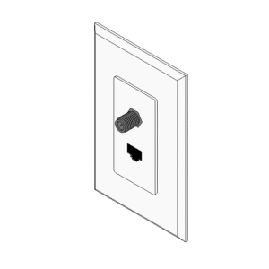 Revit - 3D - Outlets & Devices - Other Outlets - Wall - Non-Hosted