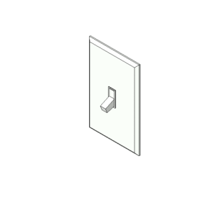 Revit - 3D - Outlets & Devices - Switch - Wall